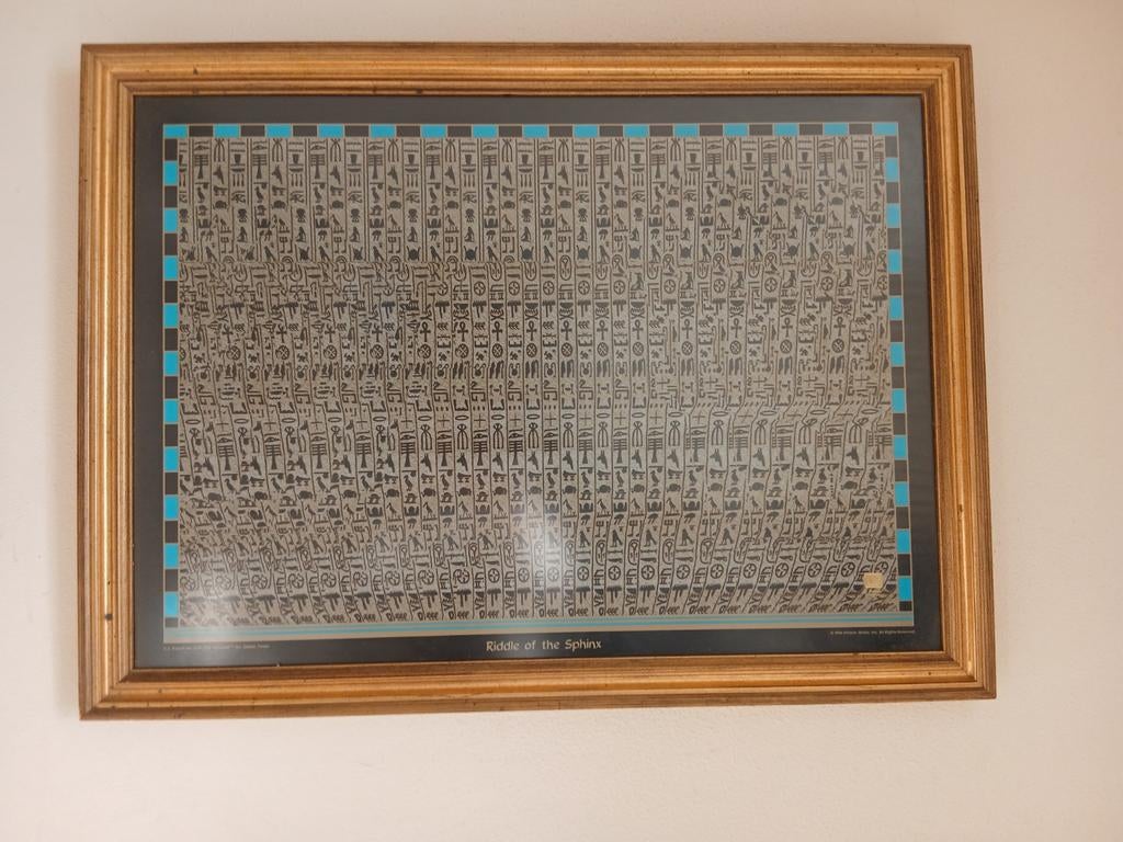 Fotokunst 'Riddle of the Sphinx' 80x60 cm, Ophalen of Verzenden