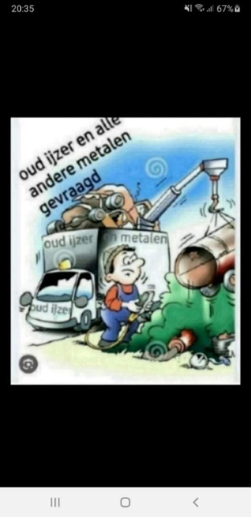 Gevraagd oudijzer., Ophalen, Gebruikt