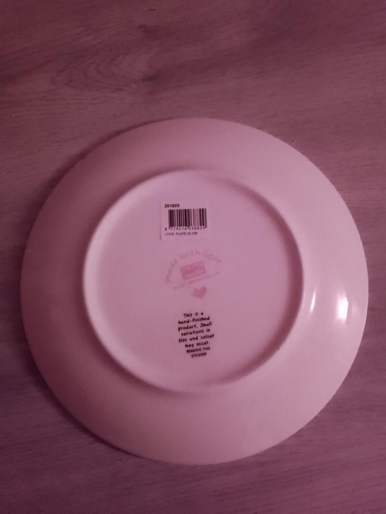 Leuk Blond Amsterdam ontbijtbord valentijn, Blond Amsterdam, Ophalen of Verzenden, Zo goed als nieuw, Bord(en)