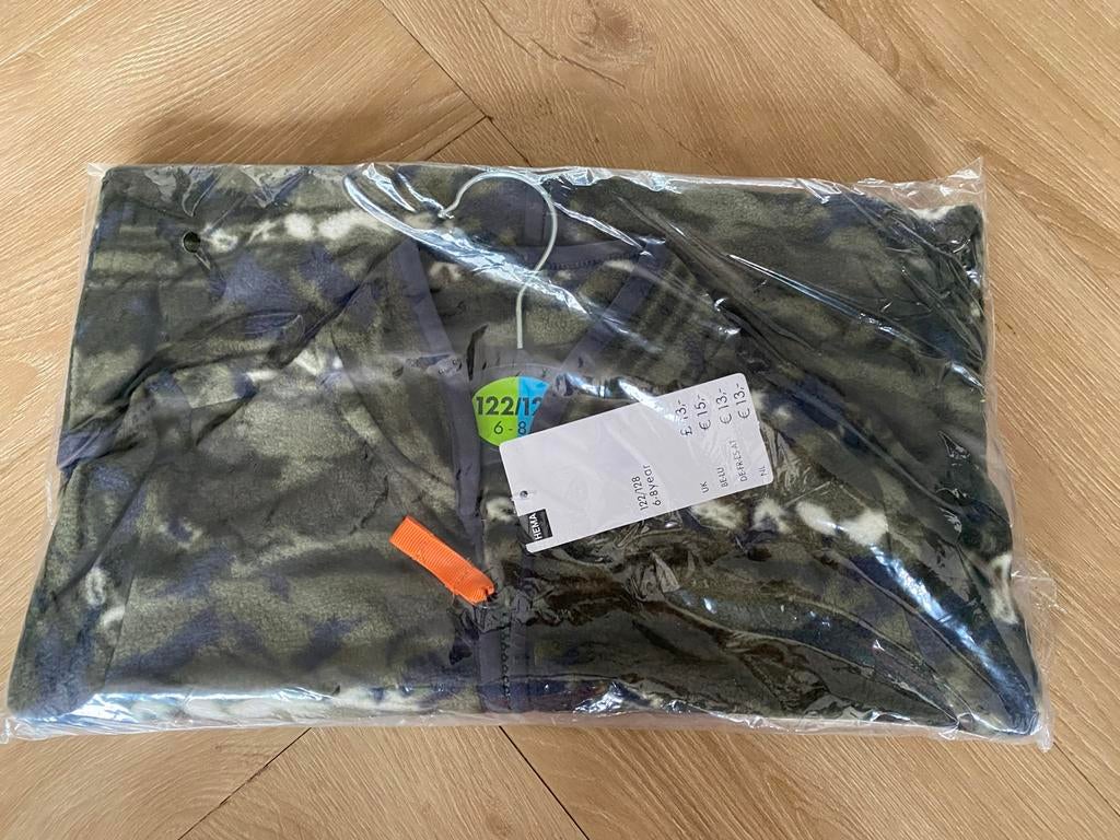 HEMA Fleece Wintersport Maat 122/128 Nieuw, Ophalen of Verzenden, Nieuw, Jongen of Meisje, Trui of Vest