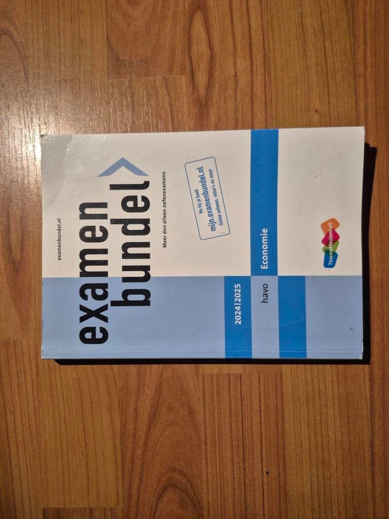 Examenbundel Havo 5 vakken, Boeken, Ophalen of Verzenden, Zo goed als nieuw, HAVO, Economie