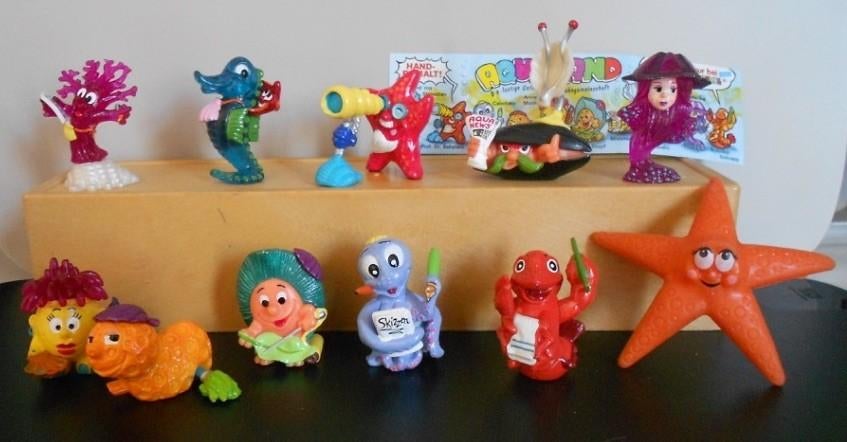 Kindersurprise Ferrero : Aqualand + BPZ incl Zeester K02-78, Ophalen of Verzenden, Zo goed als nieuw, Overige typen