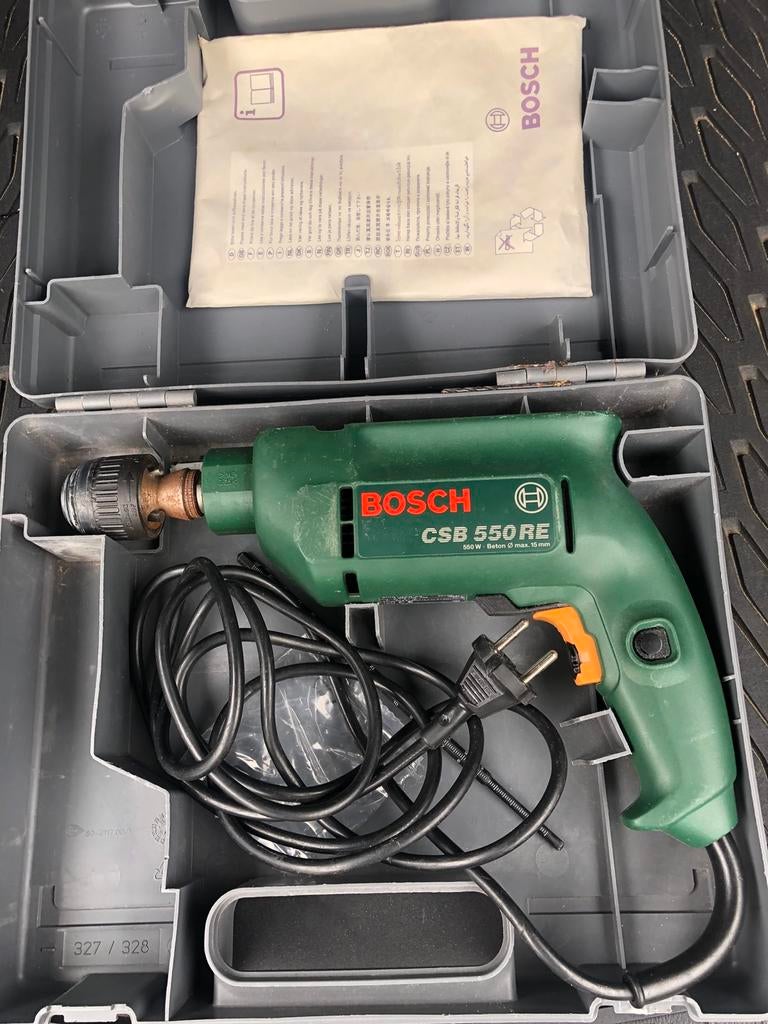 Bosch klop boormachine, Doe-het-zelf en Verbouw, Gereedschap | Boormachines, Ophalen, Gebruikt, Boormachine