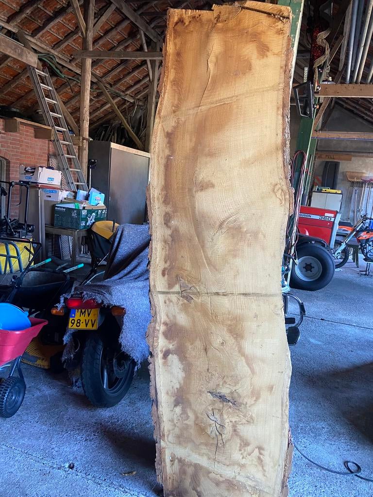 Droog eiken schaaldeel, Ophalen, Zo goed als nieuw, Minder dan 180 cm, Palen