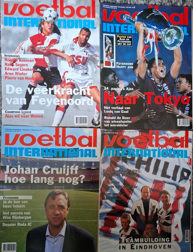 VI - Voetbal International jaargang 1995 - 47 stuks - TOP, Ophalen, Gelezen, Balsport
