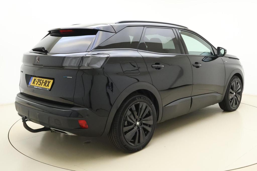 Peugeot 3008 1.6 HYbrid GT 225 Pk | Trekhaak | Black Pack |, Euro 6, 4 cilinders, Zwart, Bedrijf