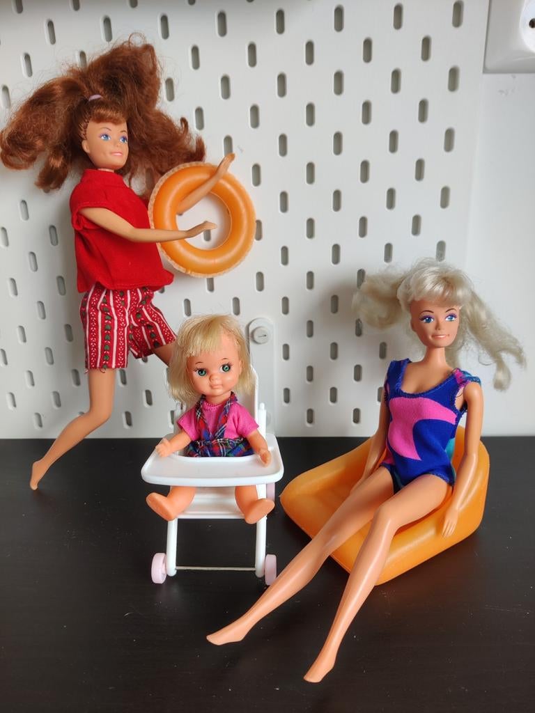 Jaren 90 Lucky Barbie poppen set, Ophalen of Verzenden, Barbie