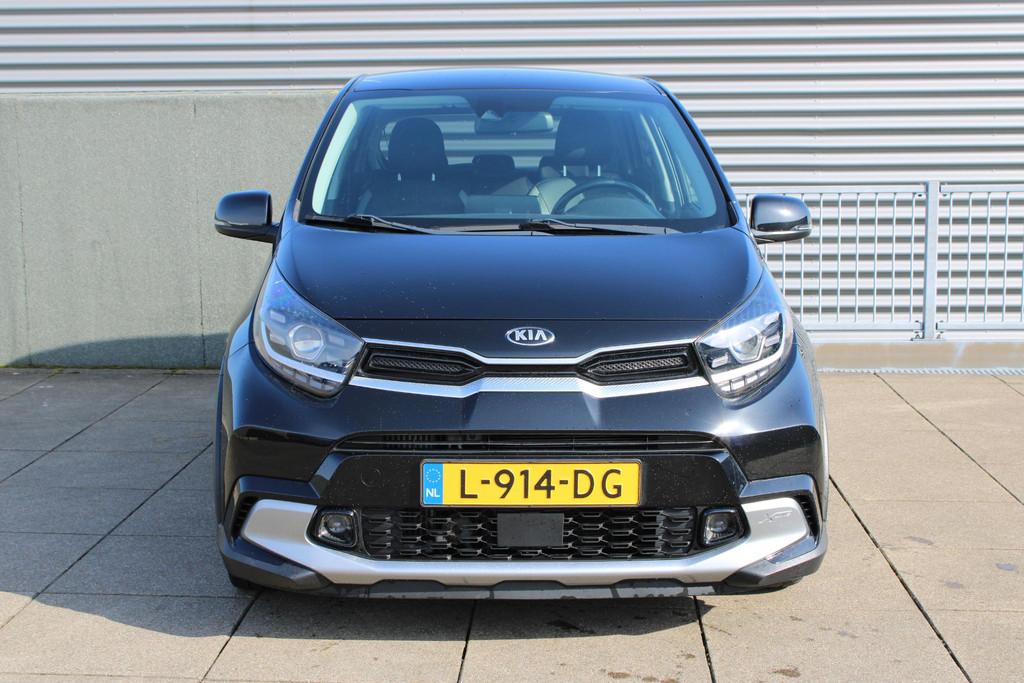 Kia Picanto 1.0 T-GDi X-Line 5-persoons TURBO 100PK Stuur+ S, Auto's, Kia, 101 pk, Gebruikt, Zwart, Origineel Nederlands