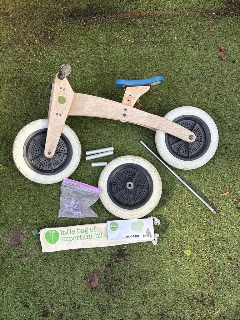 Houten loopfietsje, wishbone bike, Ophalen, Gebruikt, Loopfiets