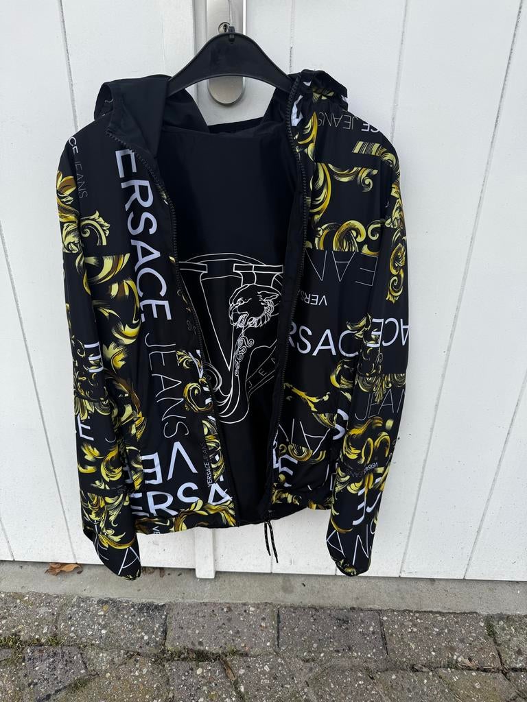 Versace jeans couture omkeerbaar jack, Ophalen of Verzenden, Zo goed als nieuw, Maat 48/50 (M), Geel