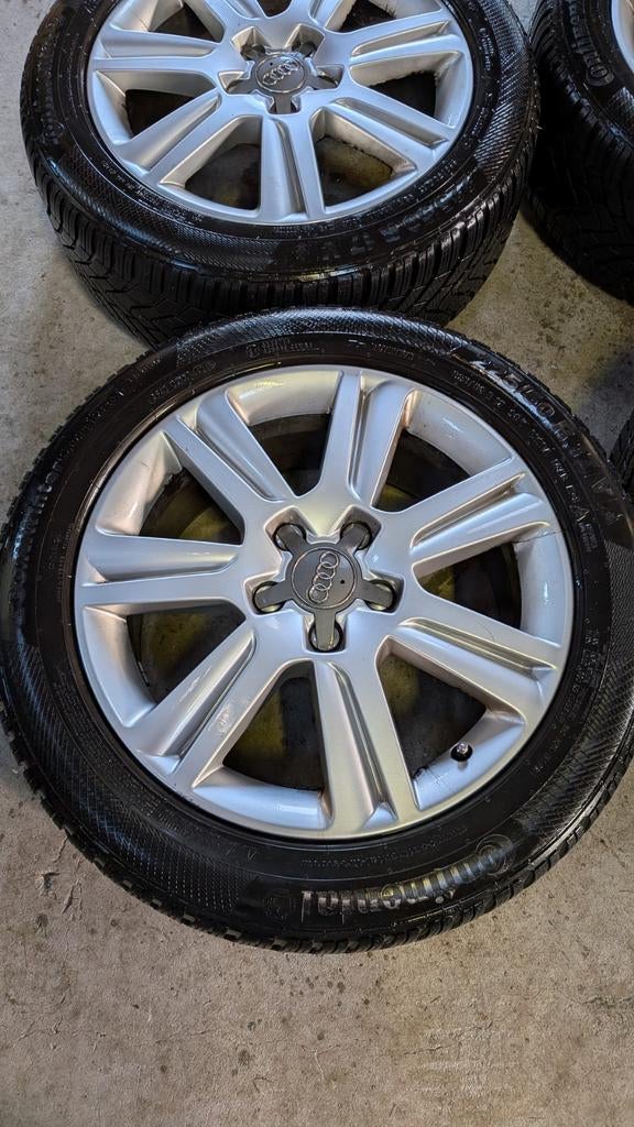 Audi velgen 225/50 R17, Auto-onderdelen, Banden en Velgen, Ophalen, Velg(en), 17 inch, Winterbanden