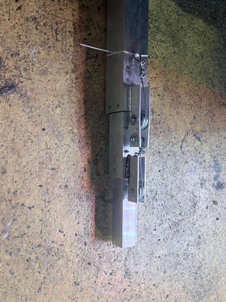 3 x 6 meter aluminium kokermast, Ophalen, Nieuw, Mast