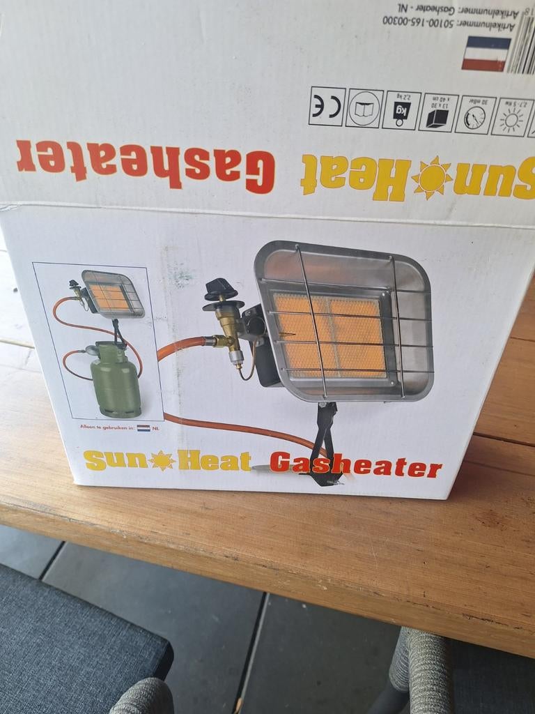 Sun Heat Gasheater - Nieuw in doos, Ophalen of Verzenden, Nieuw, Gas, Gaskachel