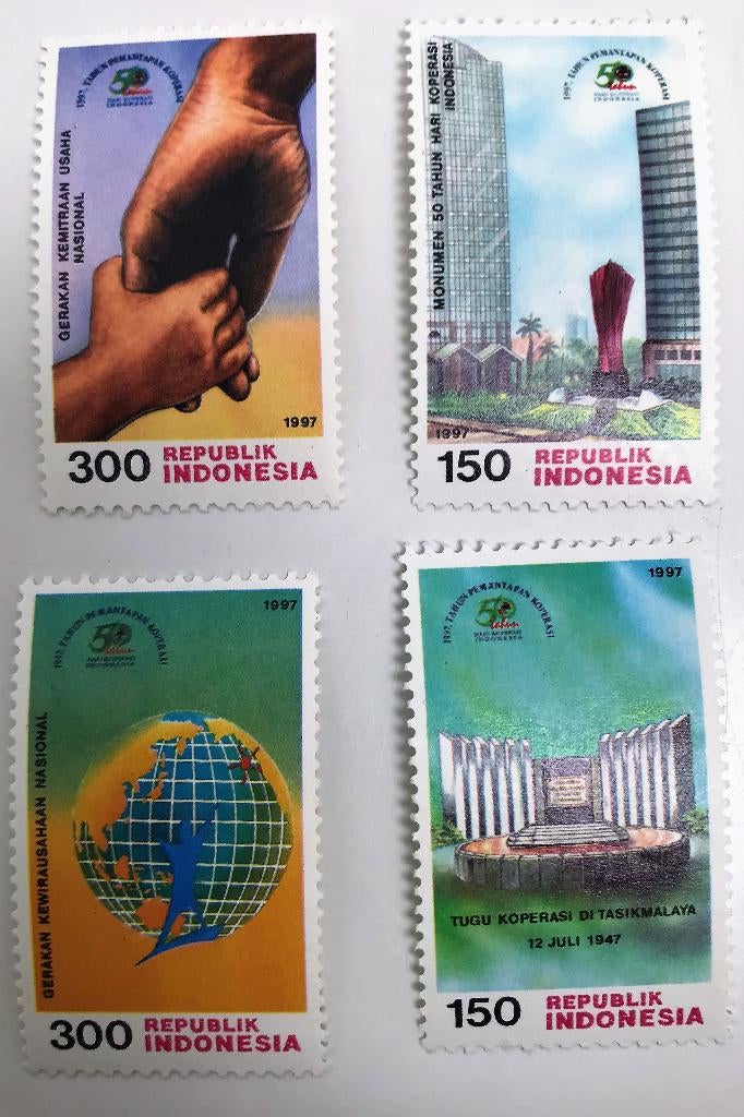 Indonesië 1997  Anniversary of Cooperratives (008), Ophalen of Verzenden, Postfris, Zuidoost-Azië