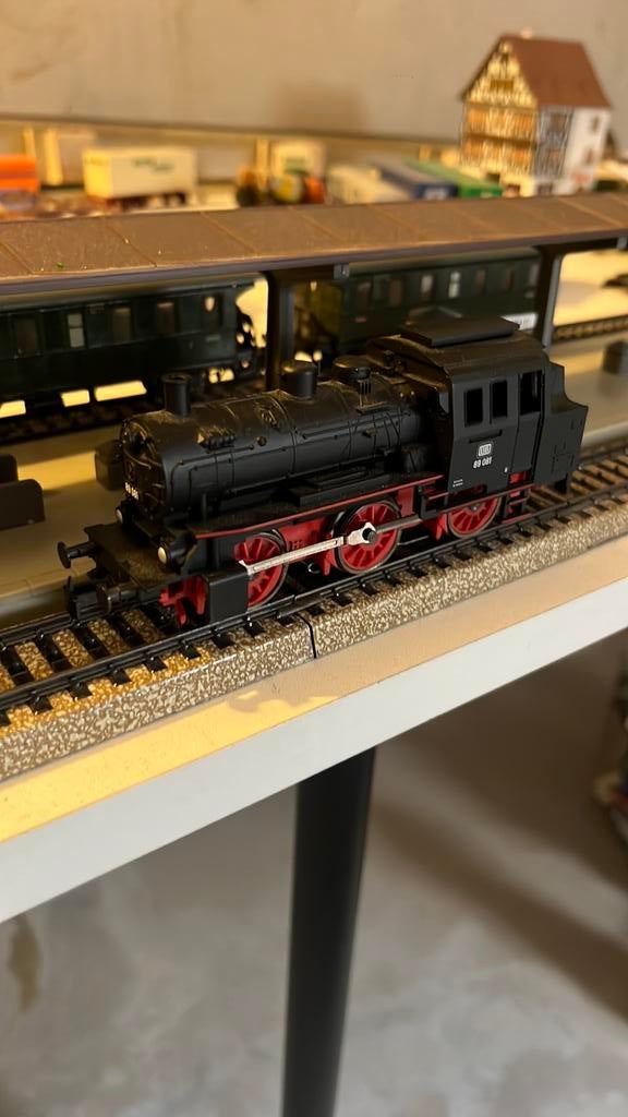 Te koop stoomloc uit startset van marklin, Wisselstroom, Treinset, Ophalen of Verzenden, Zo goed als nieuw