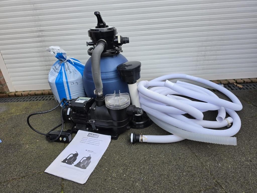 Zandfilterpomp en verwarming, Ophalen, Gebruikt, Zwembadpomp