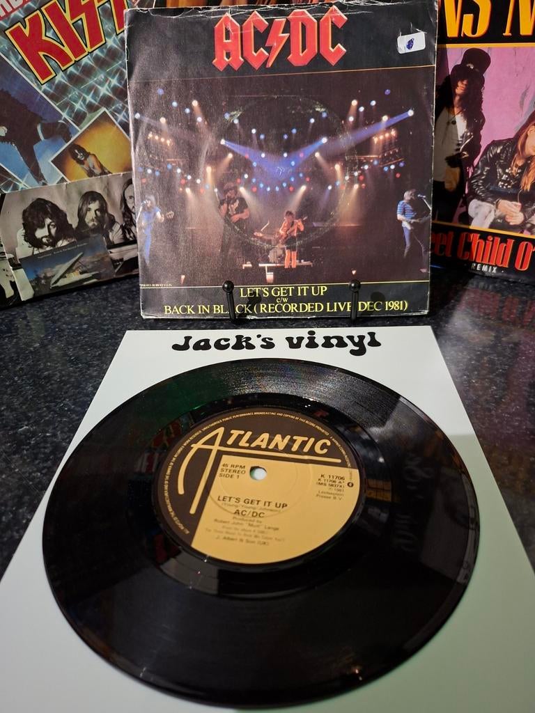 AC/DC - Let's Get It Up (Live Dec 1981) 7 inch vinyl 1981, Ophalen of Verzenden, Gebruikt, Overige formaten, Poprock
