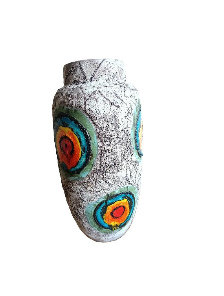 Scheurich Fat Lava Bullseye W. Germany – X-Large, Antiek en Kunst, Antiek | Vazen, Ophalen of Verzenden