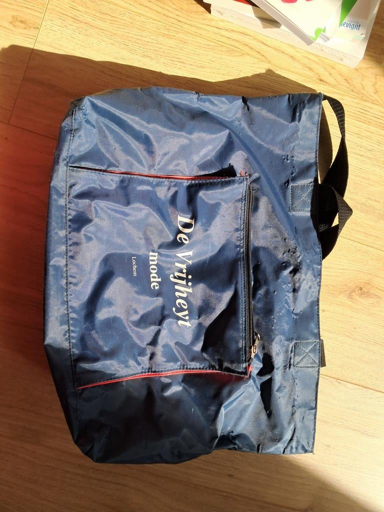 Tas - De Vrijheyt mode, Lochem, Ophalen, 30 cm of meer, Gebruikt, Blauw