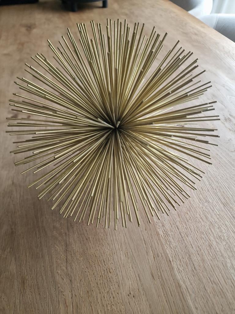 Pols potten prickle messing/ goud 26 cm, Ophalen of Verzenden