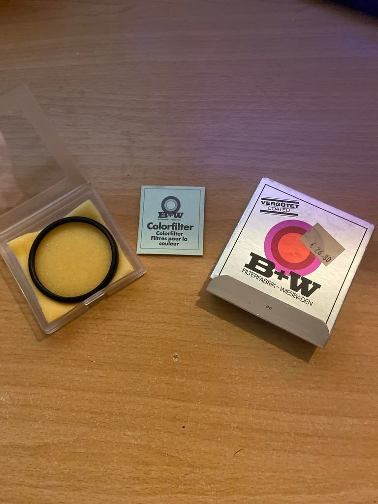 B&W 55E KR 1,5 Skylight filter (1A), Audio, Tv en Foto, Fotografie | Filters, Zo goed als nieuw, Overige typen, 50 tot 60 mm, B&W