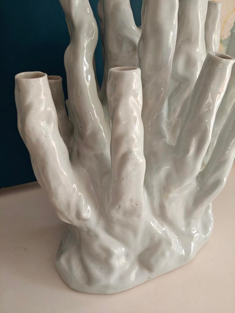 Pols potten CORAL tulpenvaas met 20 stengels Polspotten vaas, Huis en Inrichting, Woonaccessoires | Vazen, Overige kleuren, Aardewerk of Porselein