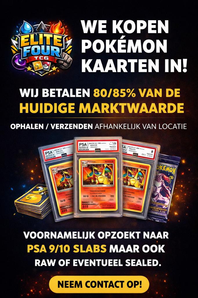 Wij kopen jouw Pokemon kaarten!, Ophalen of Verzenden, Nieuw