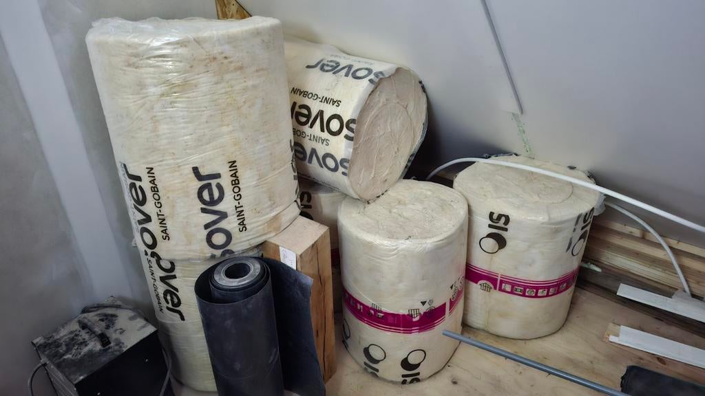 6 rollen Isover Systemroll isolatie 2000x580x245 mm, Doe-het-zelf en Verbouw, Isolatie en Afdichting, Ophalen, 12 cm of meer, Nieuw