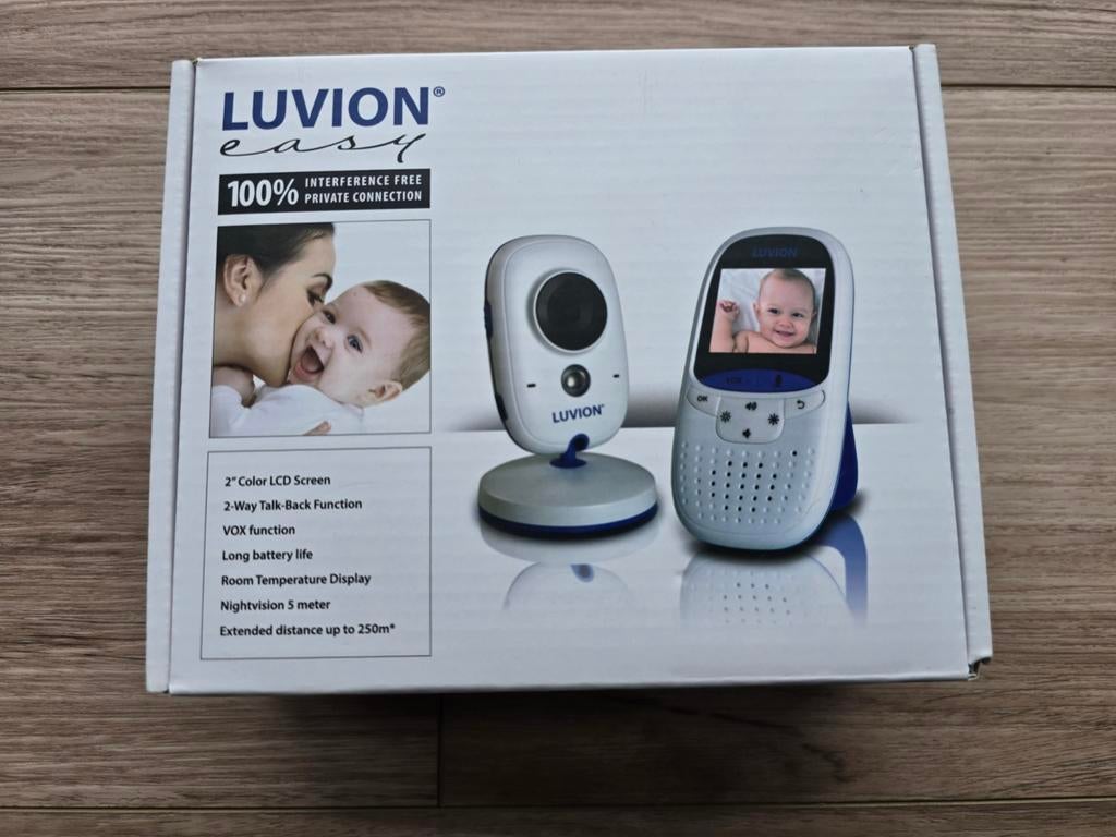 Luvion Easy babyfoon met camera, Kinderen en Baby's, Babyfoons, Ophalen of Verzenden, Camera