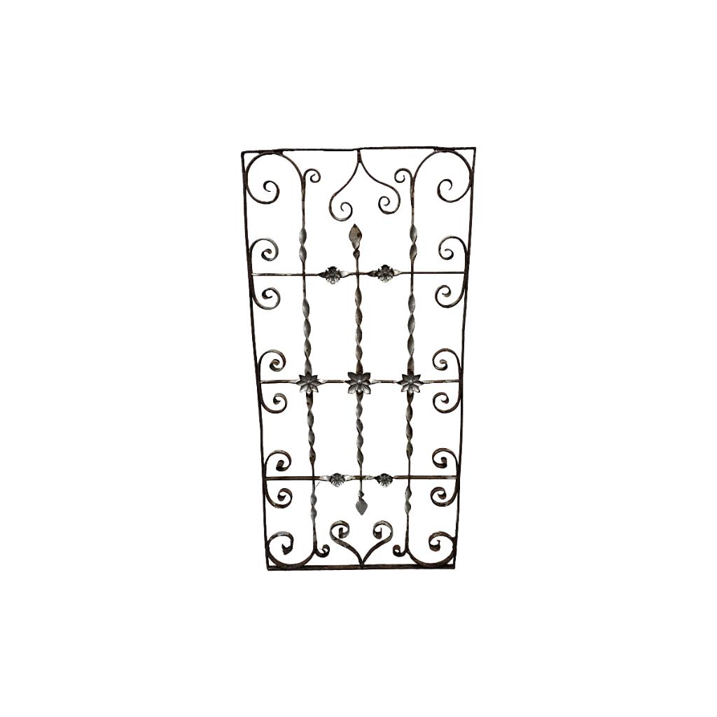 Oude Frans brocante smeedijzeren hekwerk, begin 1900, Antiek en Kunst, Curiosa en Brocante, Ophalen