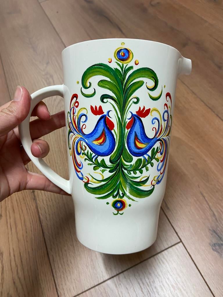 Vintage retro kan decor Septfontaines Villeroy Boch melkkan, Ophalen of Verzenden