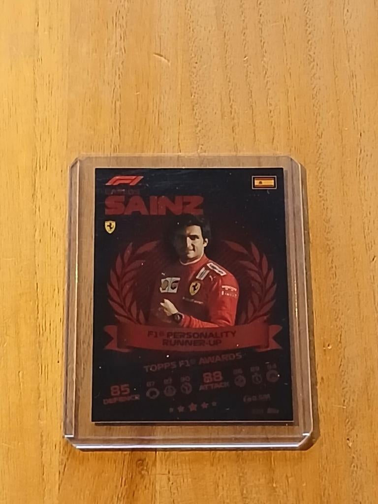 Carlos Sainz Topps F1 Turbo Attax Trading Card 2021, Ophalen of Verzenden, Zo goed als nieuw, Formule 1