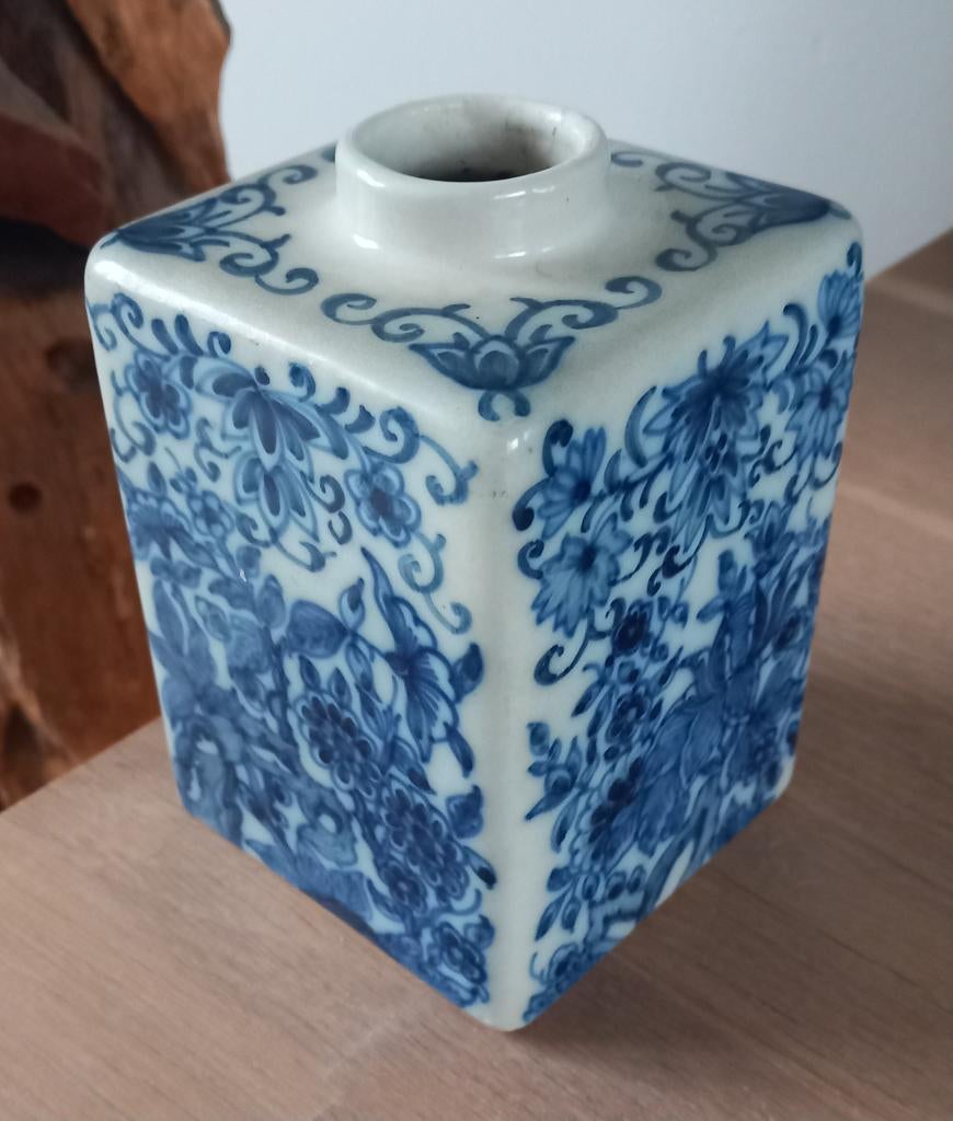 Antieke Makkum theebus, Antiek en Kunst, Ophalen of Verzenden