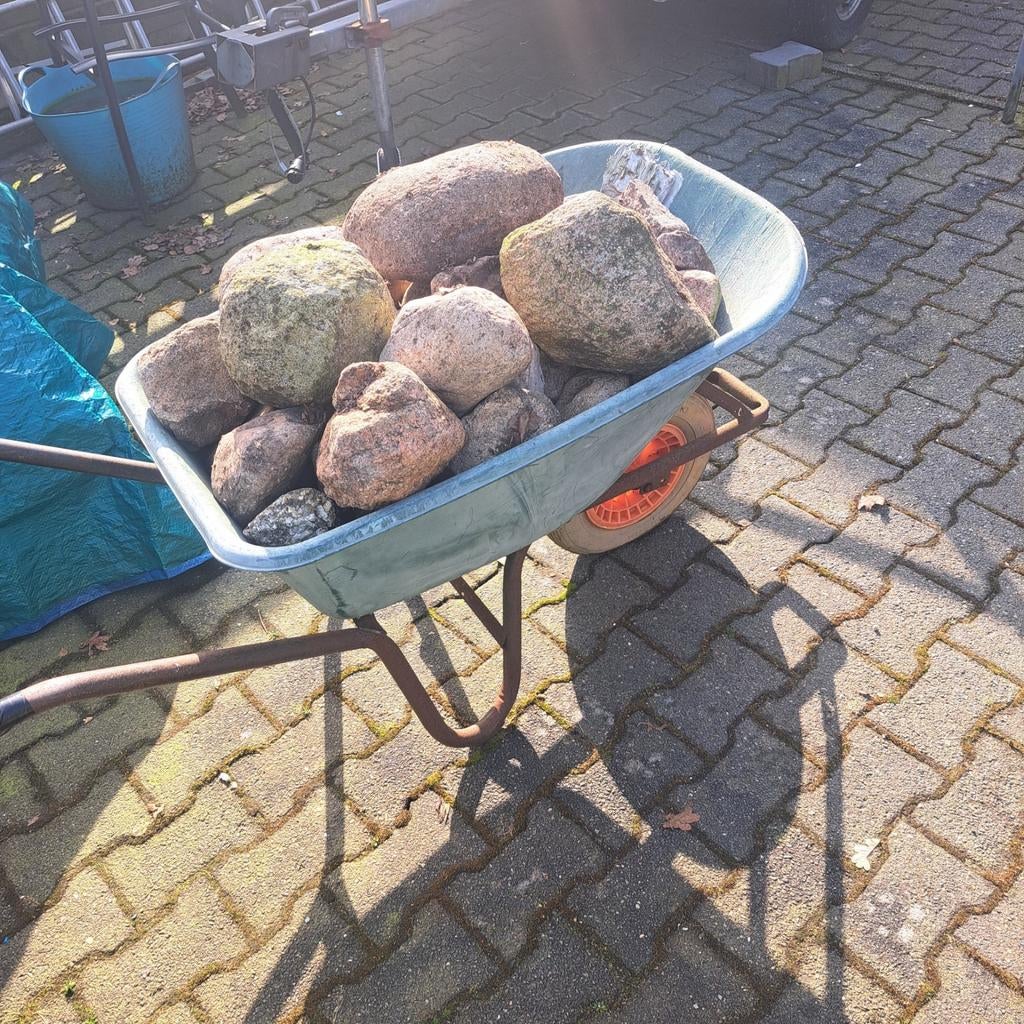 Veldkeien (gratis) diverse maten, Tuin en Terras, Grind, Keien en Split, Ophalen, Overige materialen, Gebruikt, Kei