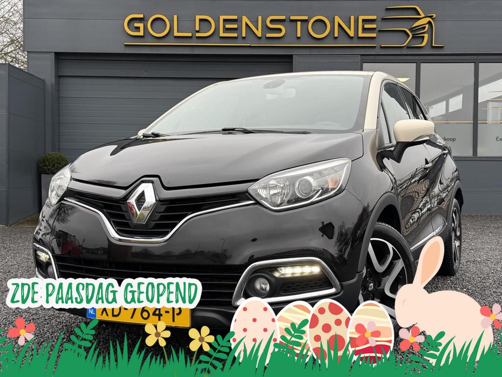 Renault Captur 1.2 TCe Dynamique 2e Eigenaar,NaviAutomaat,Cl, Stof, Euro 6, 4 cilinders, Zwart