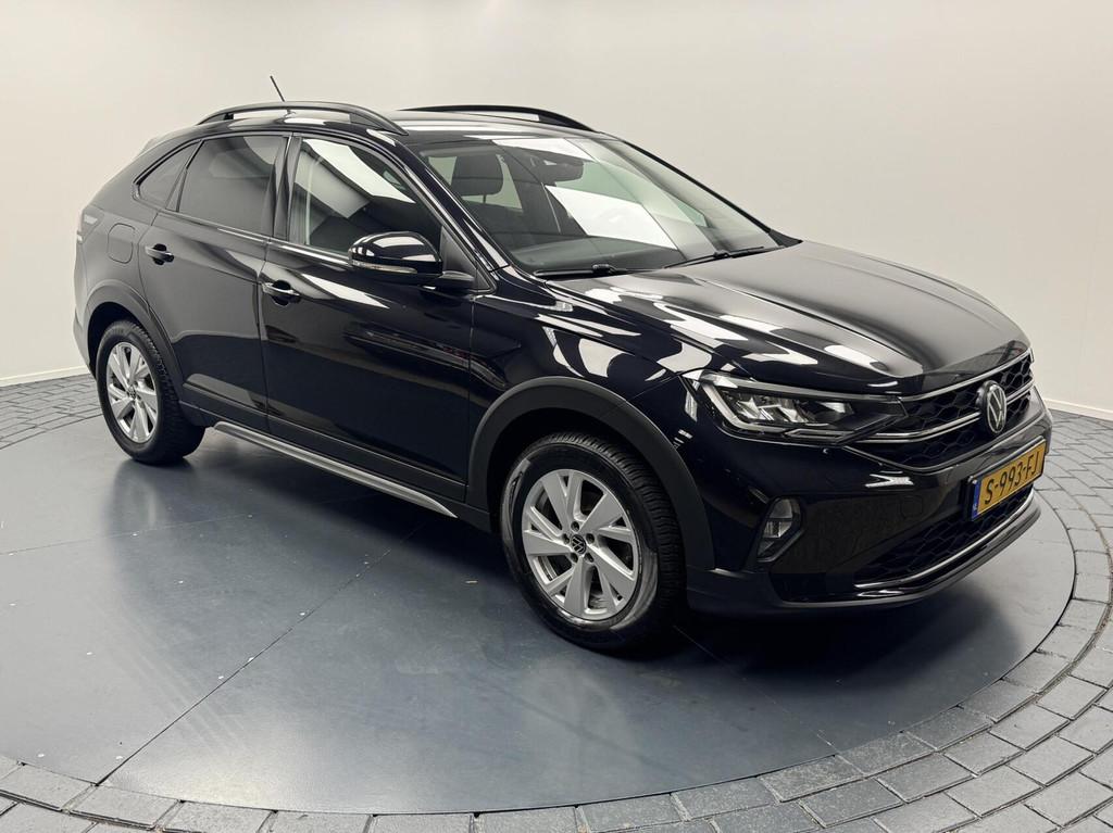 Volkswagen Taigo 1.0 TSi Life Automaat-Trekhaak-Airco-Adapt., Stof, Gebruikt, Met garantie (alle), Zwart