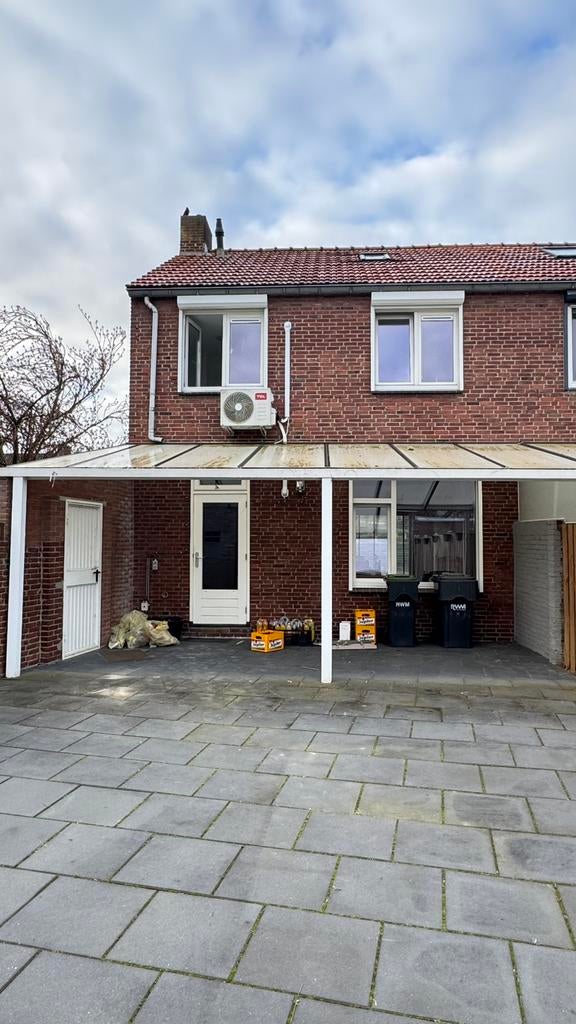 Terrasoverkapping tegen gevel - 6x3m, Ophalen, Gebruikt, Veranda