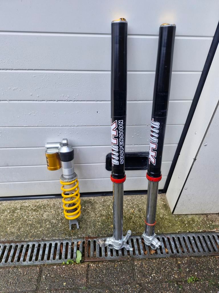 Öhlins schokbreker en voorvork KTM, Husqvarna en Gasgas, Motoren, Ophalen of Verzenden