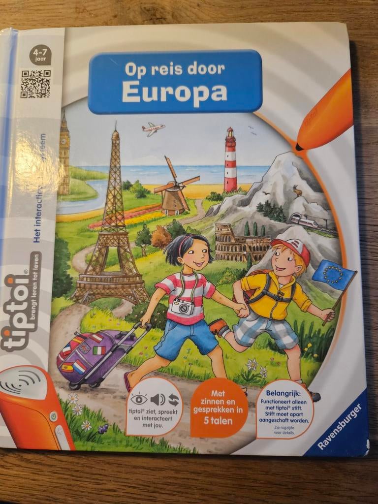 Tiptoi boek - op reis door europa, Ophalen of Verzenden, Gebruikt