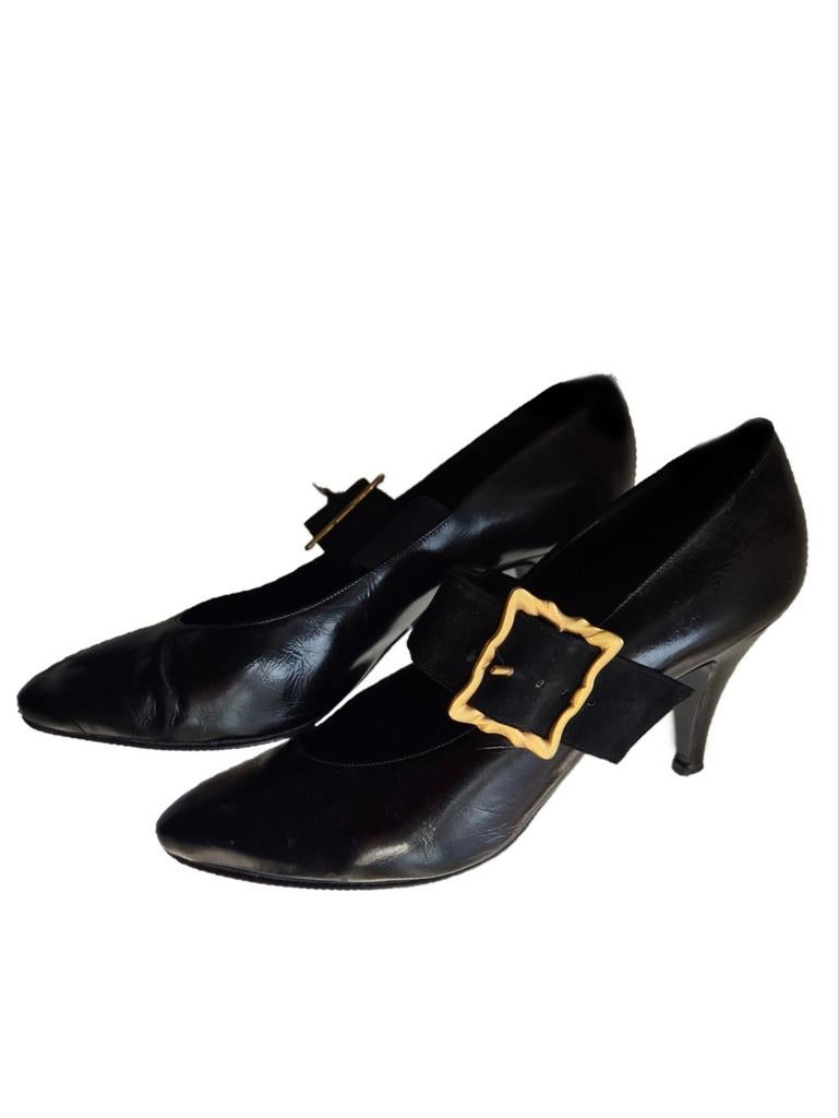 Vintage gothic hakken, Pumps, Zwart, Ophalen of Verzenden, Zo goed als nieuw