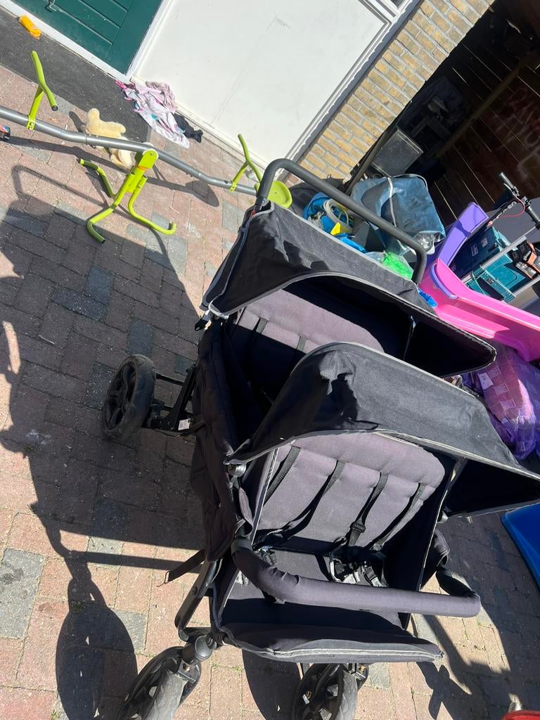 Vierling kinderwagen, Kinderen en Baby's, Tweelingen en Meerlingen, Ophalen, Gebruikt, Kinderwagen of Buggy
