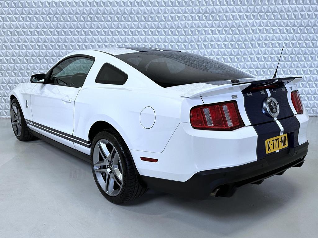 Ford USA Mustang 5.4 V8 Shelby GT500 - 548PK SVT (2010), Auto's, Achterwielaandrijving, Gebruikt, 4 stoelen, Wit