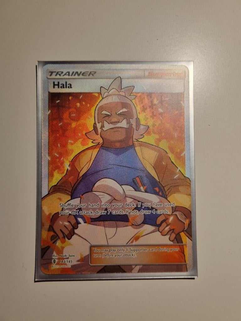 Hala Full Art - Guardians Rising - 143/145 - NM/M, Ophalen of Verzenden, Zo goed als nieuw, Losse kaart, Foil