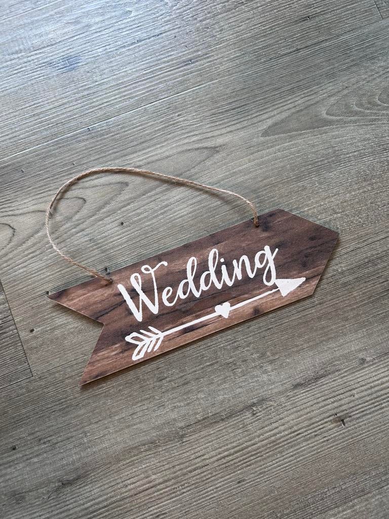 Bordje wedding, Ophalen of Verzenden, Nieuw, Accessoires