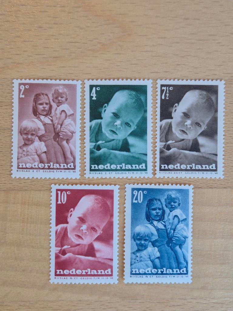 Nederland 1947 kinderpostzegels, Ophalen of Verzenden, Na 1940, Postfris