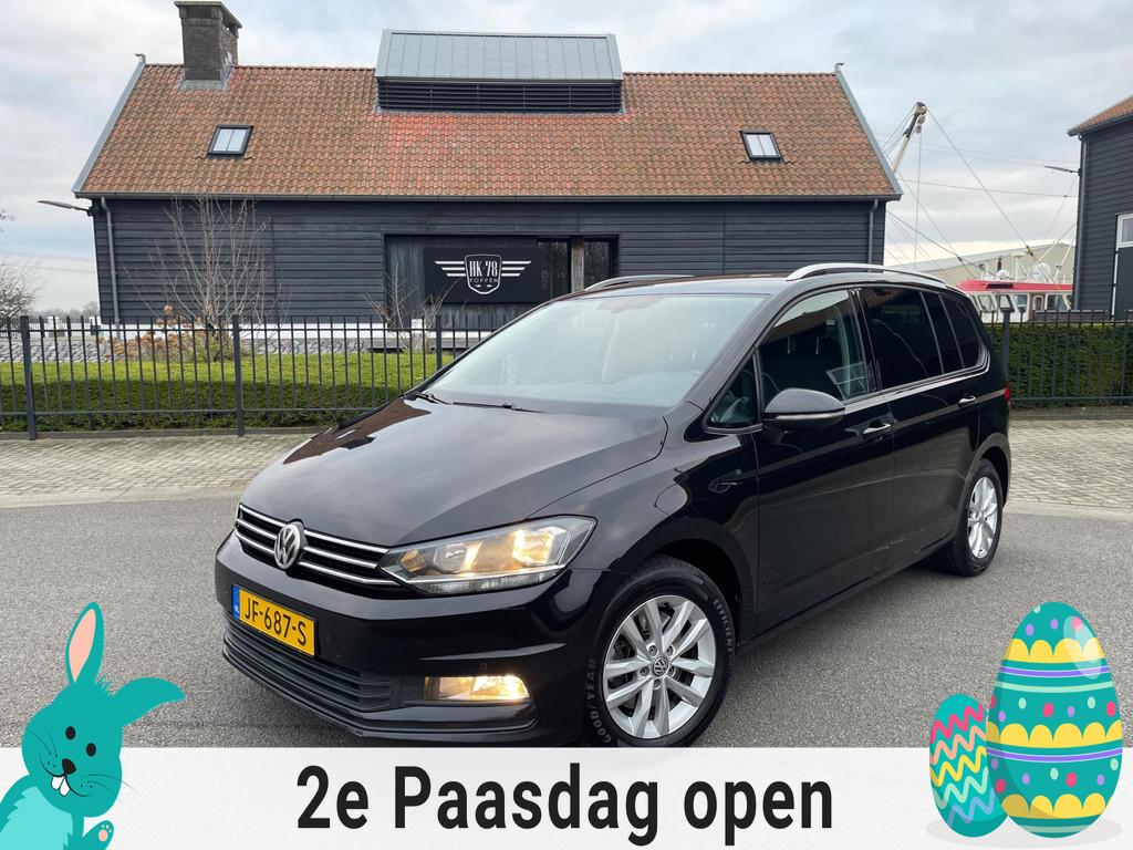 Volkswagen Touran 1.2 TSI Highline 7-PERSOONS AIRCO/ECC NAVI, Gebruikt, 7 stoelen, Zwart, Origineel Nederlands