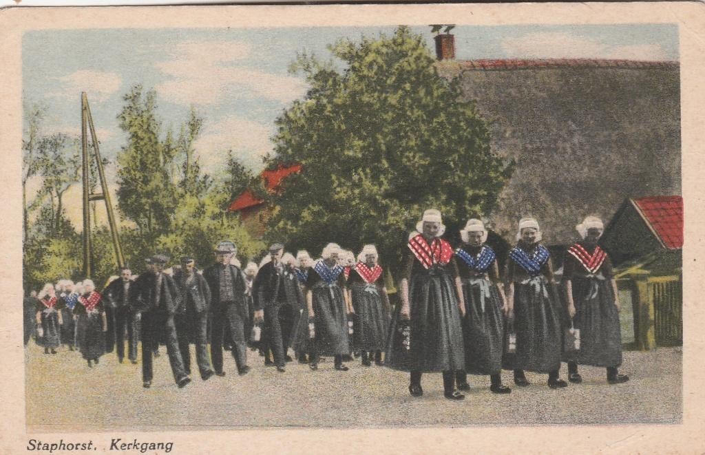 staphorst- kerkgang, Ophalen of Verzenden, Friesland