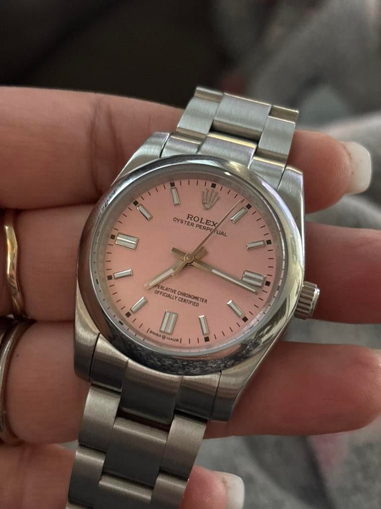 Oyster perpetual dames, Sieraden, Tassen en Uiterlijk, Horloges | Antiek, Ophalen of Verzenden, Staal, Overige merken, 1960 of later