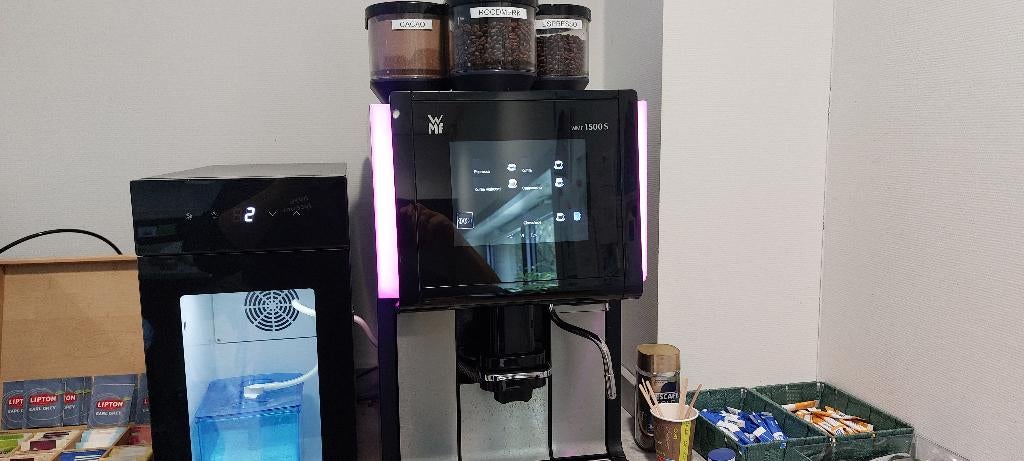 WMF  1500 S koffiemachine, Gebruikt, 10 kopjes of meer, Koffiemachine, Koffiebonen