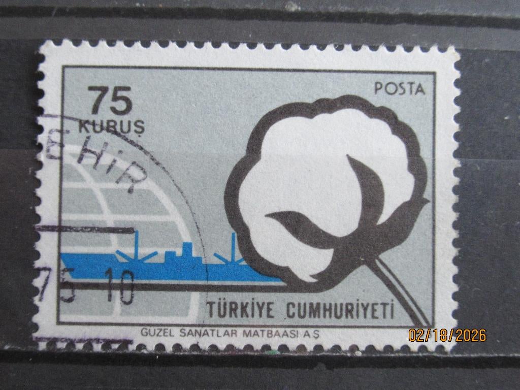 POSTZEGEL  TURKIJE   =888=, Ophalen of Verzenden, Overige landen, Gestempeld